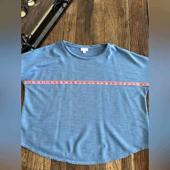 Pure Jill Blue Dolman Sleeve Top - Picture 2 of 2